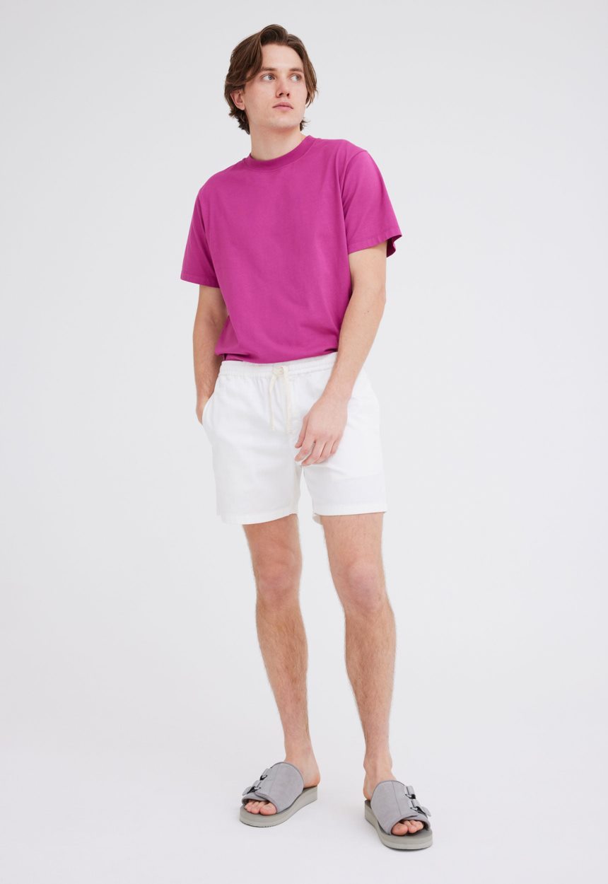 Jac + Jack Slater Cotton Short - White